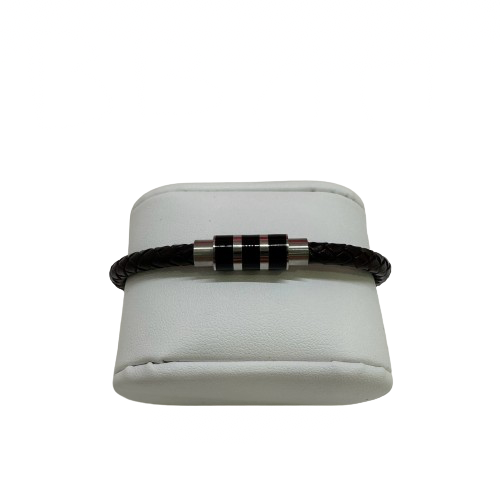 Bracelet cuir brun
