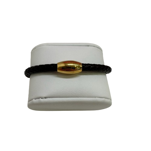 Bracelet cuir brun