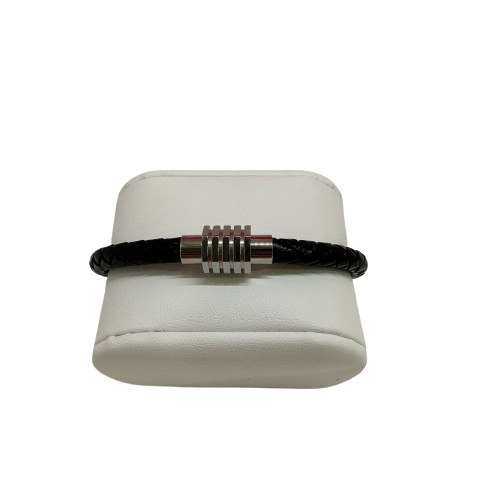 Bracelet cuir noir