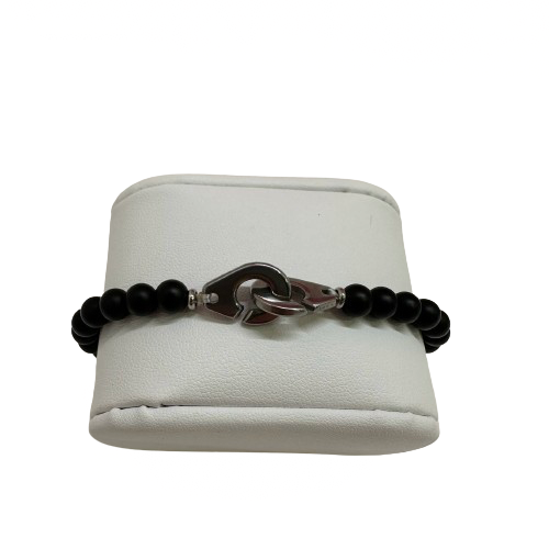 Bracelet menotte noir